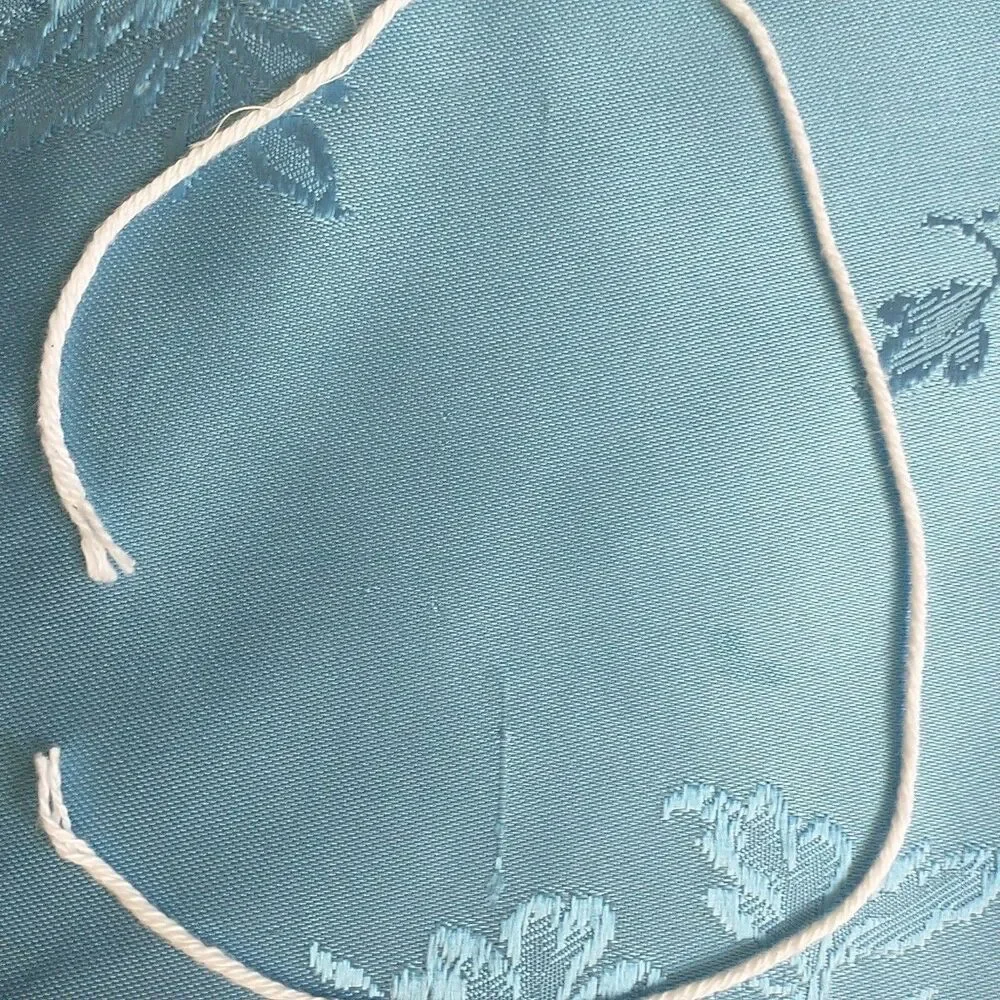 Vtg Italian Bedspread Coverlet Blue Satin Damask Roses TasselS 95x95*READ